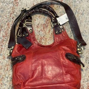 Steve by Steve Madden Retro Marissa Berry Foldover Tote